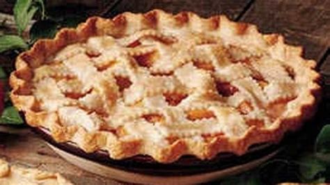 Unroll and stack crusts one on top of the other on the lightly floured surface. Lattice Peach-Apple Pie | Recipe | Apple pie recipes ...
