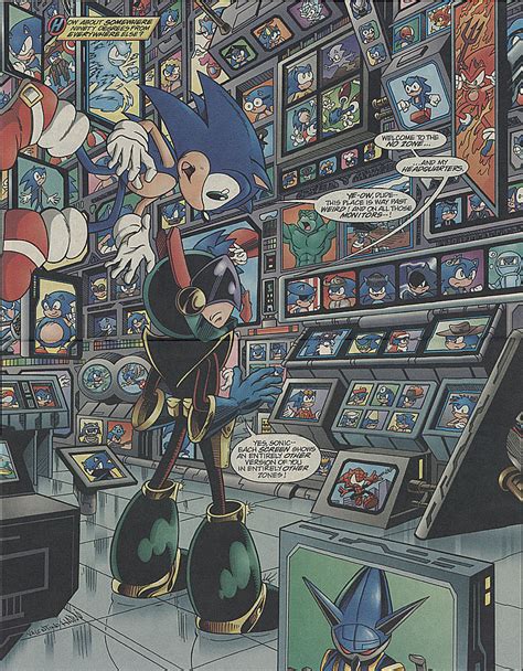 Zonic Mobius Encyclopaedia Sonic The Hedgehog Comics