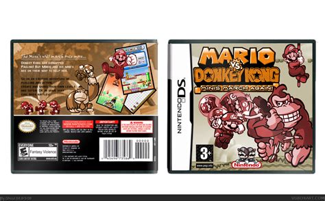 Mario Vs Donkey Kong Minis March Again Nintendo Ds Box Art Cover By