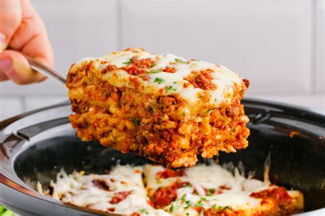 Crockpot Lasagna Easy Peasy Meals