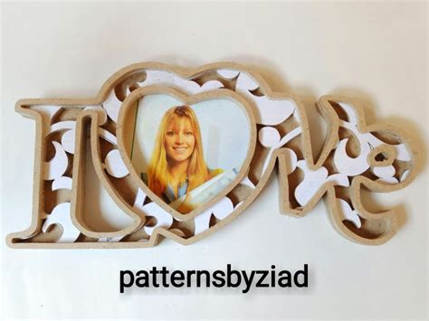 Valentine Scroll Saw Pattern Love With Attached Photo Pattern By