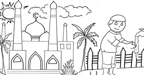 Gambar masjid hitam putih untuk mewarnai download gambar mewarnai. Produk Islam Indonesia: Gambar Masjid Hitam Putih
