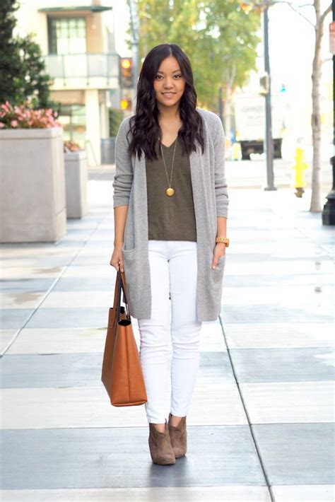 5 Outfits With A Grey Cardigan In 2022 Women Cardigan Outfit Outfits With Grey Cardigan Work
