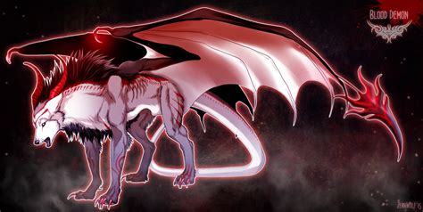 Blood Demon Adoptable Sold By Zerkwolf On Deviantart