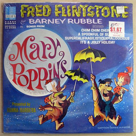 Fred Flintstone And Barney Rubble Songs Mary Poppins Sealed