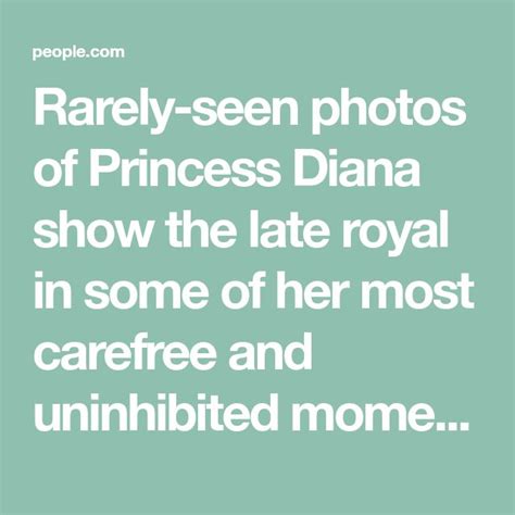 Princess Diana At Her Most Unguarded In 5 Rarely Seen Photos Princess Diana Diana Princess