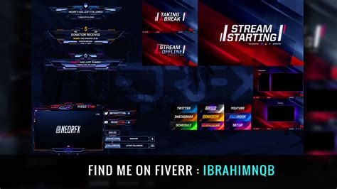 twitch overlay in 2020 | Graphic design services, Overlays, Fiverr