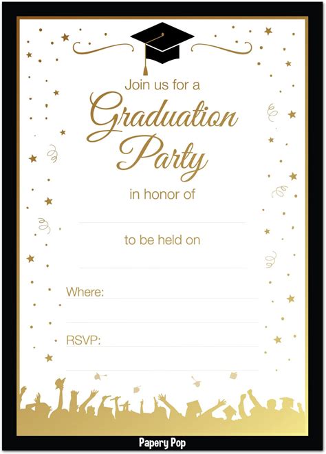 Buy 2023 Graduation Party Invitations With Envelopes 30 Pack Grad