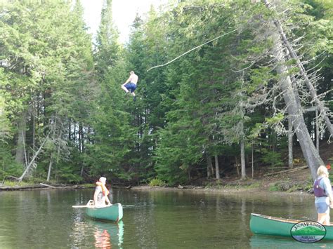 Tie the rope to a branch that hangs over a river, and you have a whole new ball of fun. Sad News - Rope Swing At Remote Camp Is No More