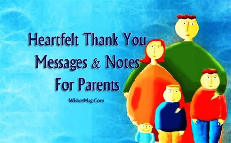 Thank You Message For Parents Appreciation Quotes Wishesmsg