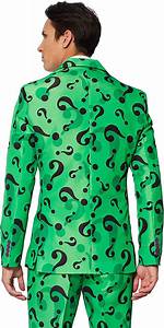Amazon Com Suitmeister The Riddler Halloween Costume Mens Slim Fit