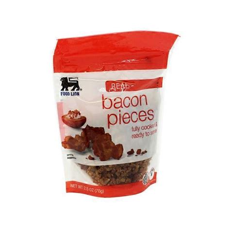 Save $0.50 with mvp card. Food Lion Real Bacon Pieces (2.5 oz) from Food Lion ...