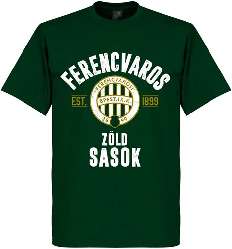 On 27 january 2015, gábor kubatov, president of the club, said that he would have the fines paid by the supporters. Ferencvaros T-shirt Established Grön