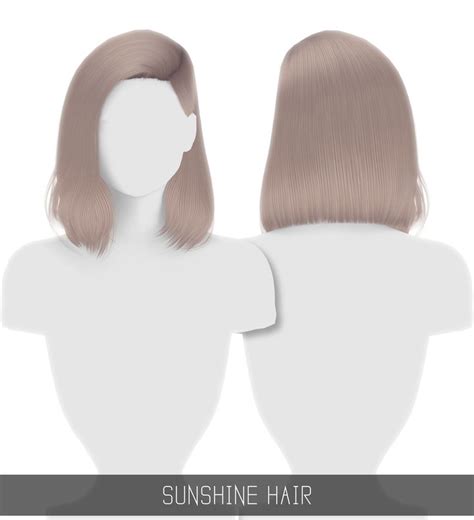 506 Best Ts4 Hair Alpha Images On Pinterest Hair Dos Sims And