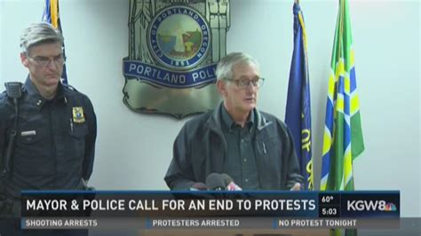 Portland Police Chief We Are Done With Criminal Activity In This City
