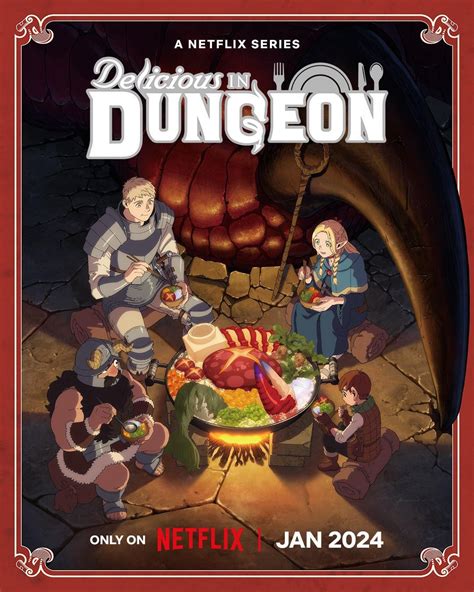 Studio Triggers ‘delicious In Dungeon Premieres January 2024 On