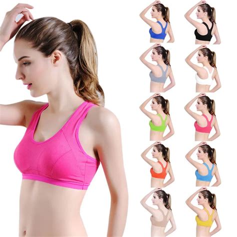 Professional Absorb Sweat Top Athletic Sports Bras For Fitness Yoga Running Gym Women Seamless