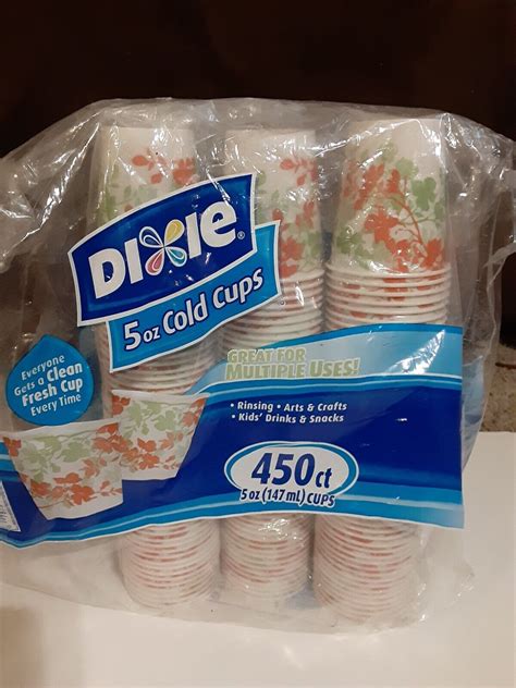 Dixie Cold Cups 5oz Floral Design Color And Design May Vary Sold As