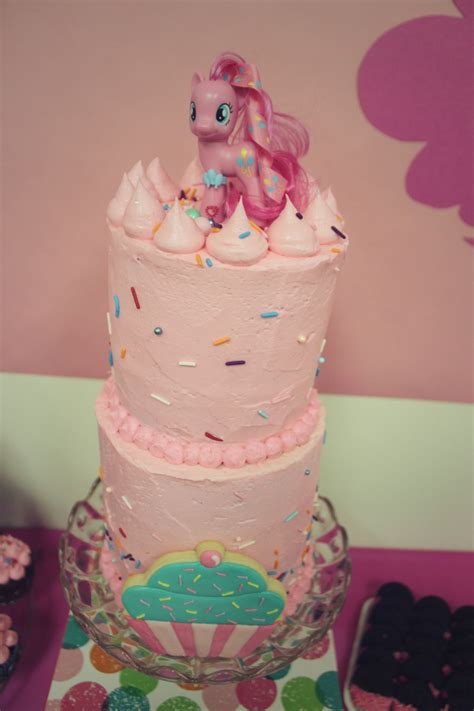 Pinkie Pie Birthday Party Diaper Cake Party Pinkie Pie