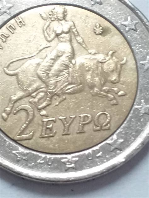 Pièce 2 Euros 2002 Eypo Taureau Rare Etsy France