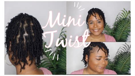 How To Mini Twists On Fine 4c Natural Hairvery Detailed Dedeathome