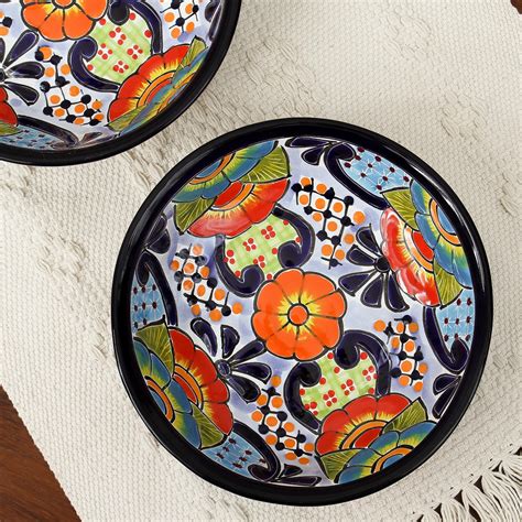 Unicef Market Hand Painted Talavera Ceramic Bowls From Mexico Pair