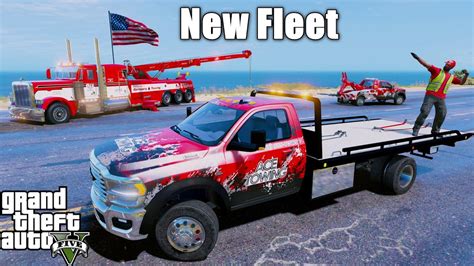 Gta 5 Ace Towing New 2021 Tow Truck Fleet Showcase Youtube