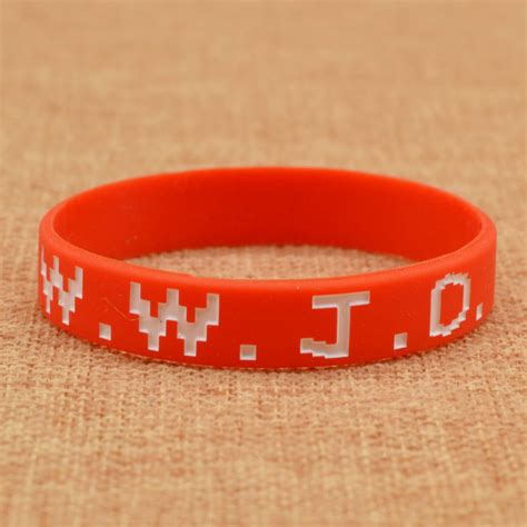 wwjd what would jesus do wristband silicone men women s bracelet black