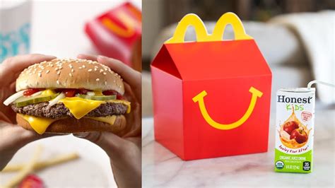 mcdonalds happy meal cheeseburger