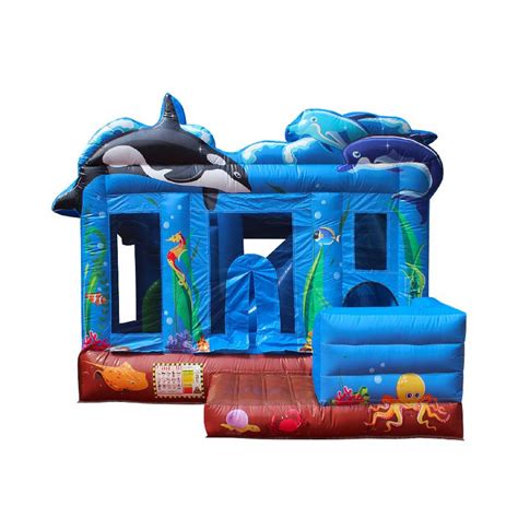 13x13 Sea Combination Bouncy Castle Rental Lets Bounce Inflatables
