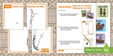 Guía De Trabajo Mapa De Los Pueblos Originarios Twinkl