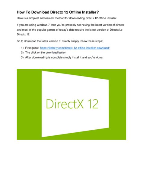 Directx 12 Offline Installer Odqlero