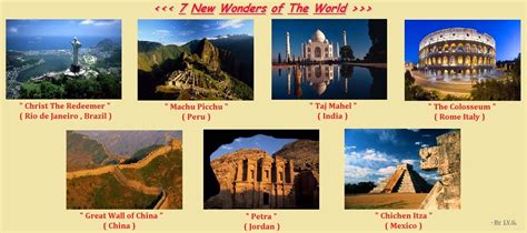Wonders Of The World Welcome To Wonders Of The World Blog