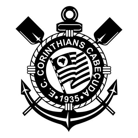 Esporte Clube Corinthians De Laguna Sc Logo Black And White Brands Logos