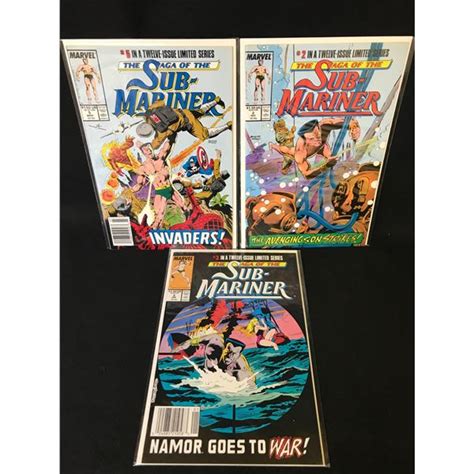 The Saga Of The Sub Mariner Comic Book Lot Marvel Comics