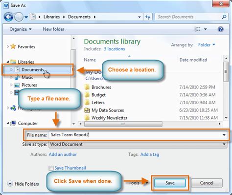 E Max Computer Education Word 2010 Saving