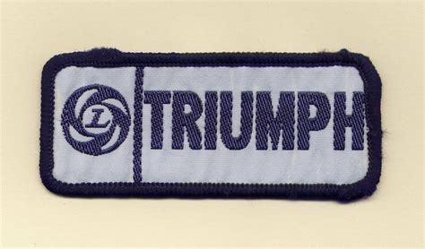 Triumph Cloth Badge My Classic Cars