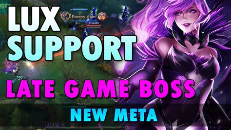 Lol Lux Support Gameplay Season 10 League Of Legends Lux Support S10