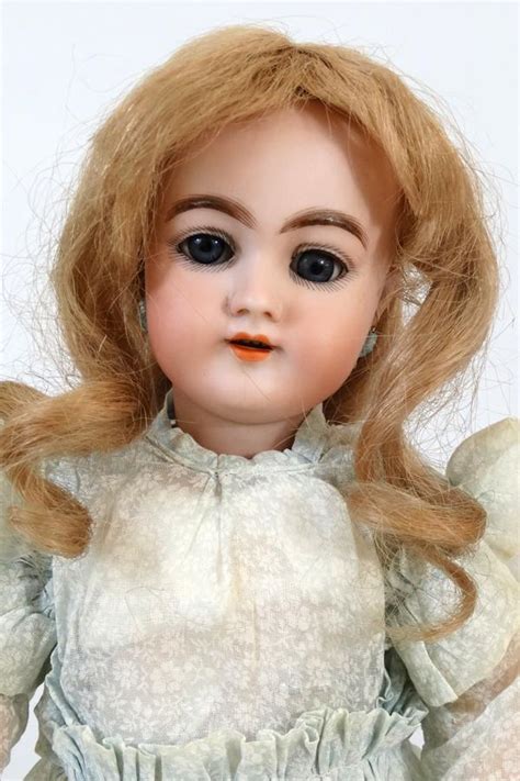 Antique German Bisque Head Doll By Heinrich Handwerck Hh 79 From