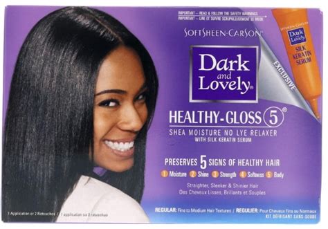 Dark And Lovely Healthy Gloss Shea Moisture Relaxer Regular Ea Pack