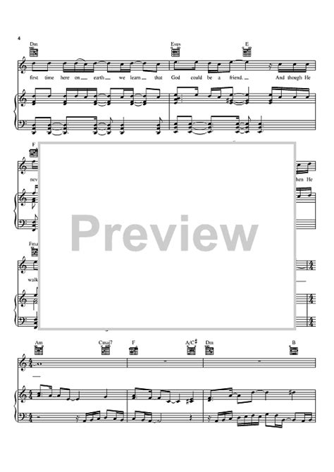 End Of The Beginning Sheet Music By David Phelps For Pianovocal