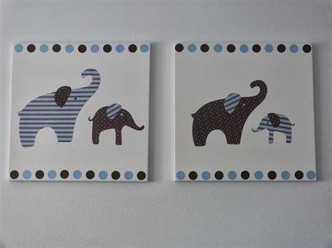 Imperfect And Fabulous Diy Elephant Nursery Art