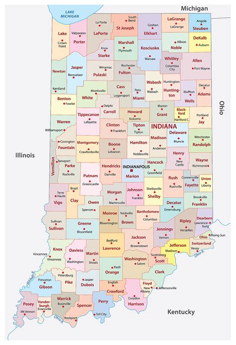أين تقع ولاية إنديانا موقع المعلومات