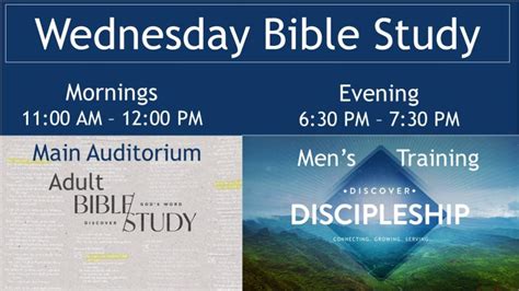 Wednesday Morning Adult Bible Study York Bible Church