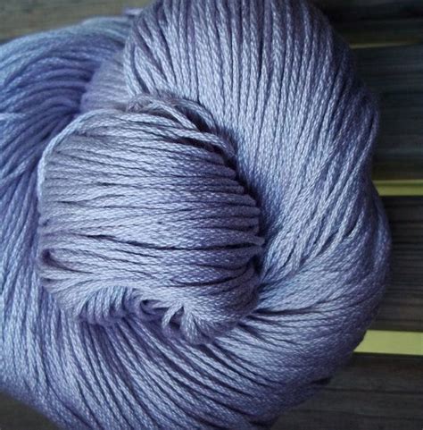 Dk Weight Yarn New Lilac Egyptian Mercerized Cotton 125 G Etsy Dk