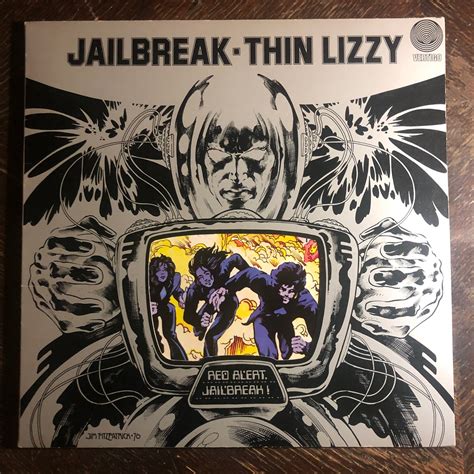 Thin Lizzy Jailbreak 1976 Uk Press Die Cut 409096826 ᐈ Köp På