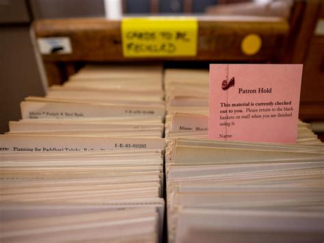 The Old Card Catalog Collaborative Effort Will Preserve Its History