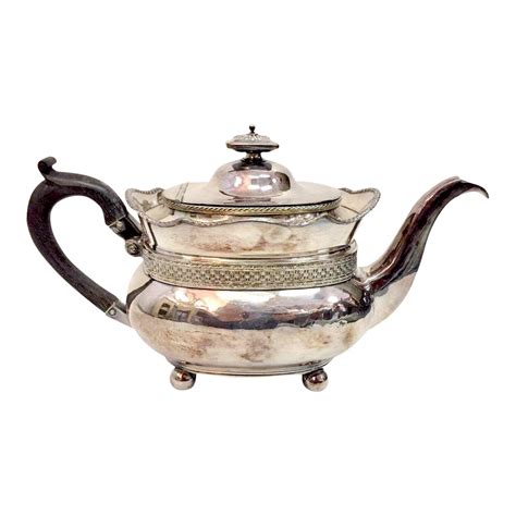 Antique Silver Plated Copper Teapot Chairish