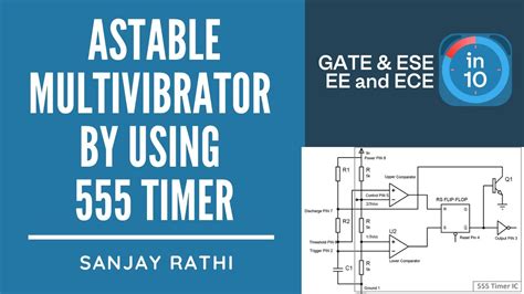 Astable Multivibrator By Using 555 Timer Gate And Ese Electrical