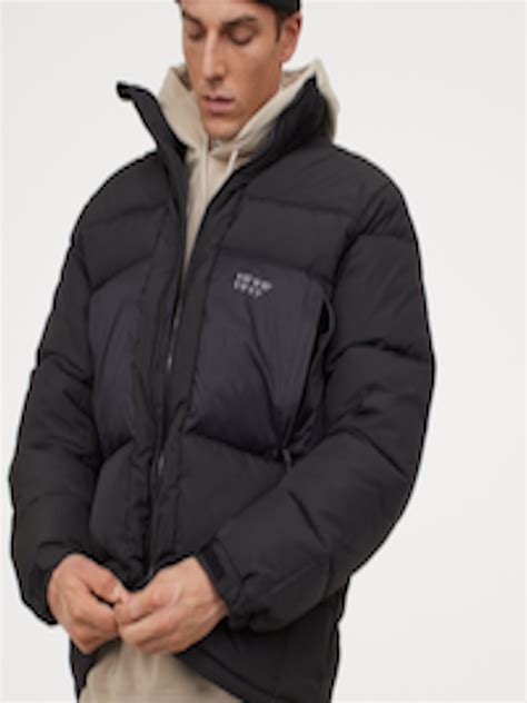 Buy Handm Men Black Solid Puffer Jacket Jackets For Men 12773000 Myntra